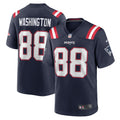 Men s Nike Scotty Washington Navy New England Patriots Home Game Player Jersey