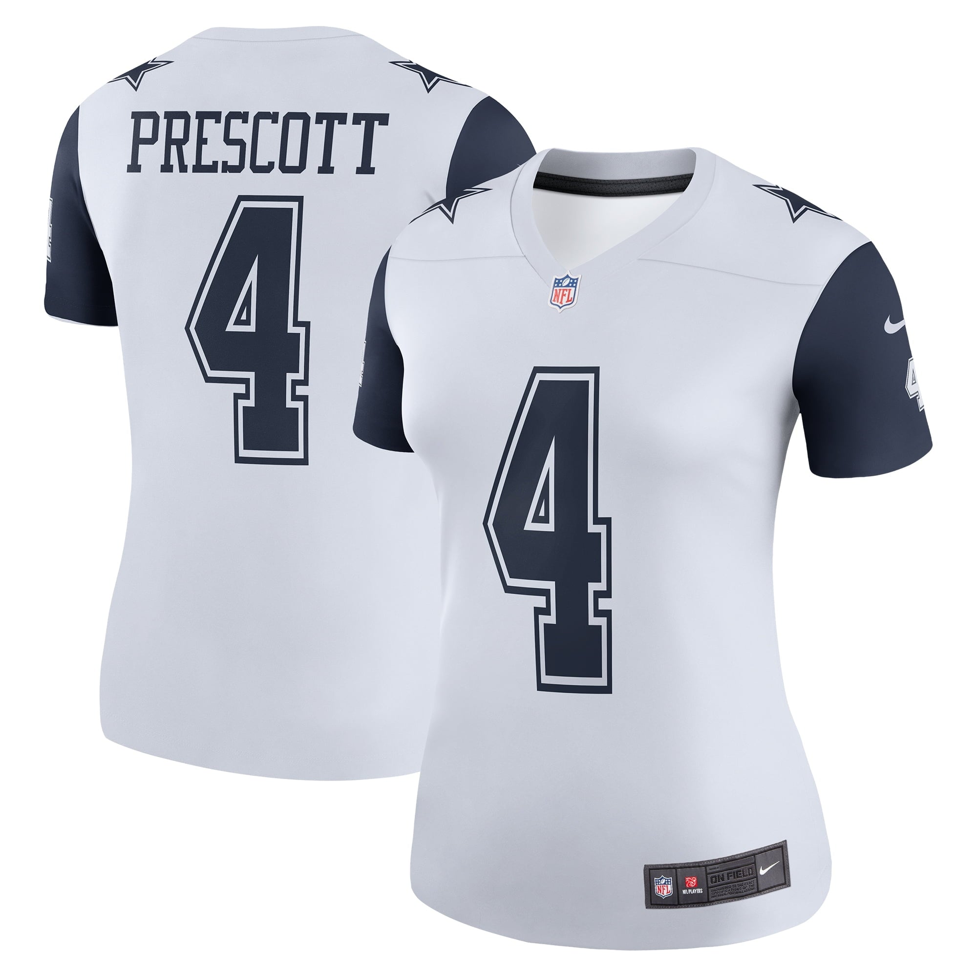 Women s Nike Dak Prescott White Dallas Cowboys Color Rush Legend Player Jersey