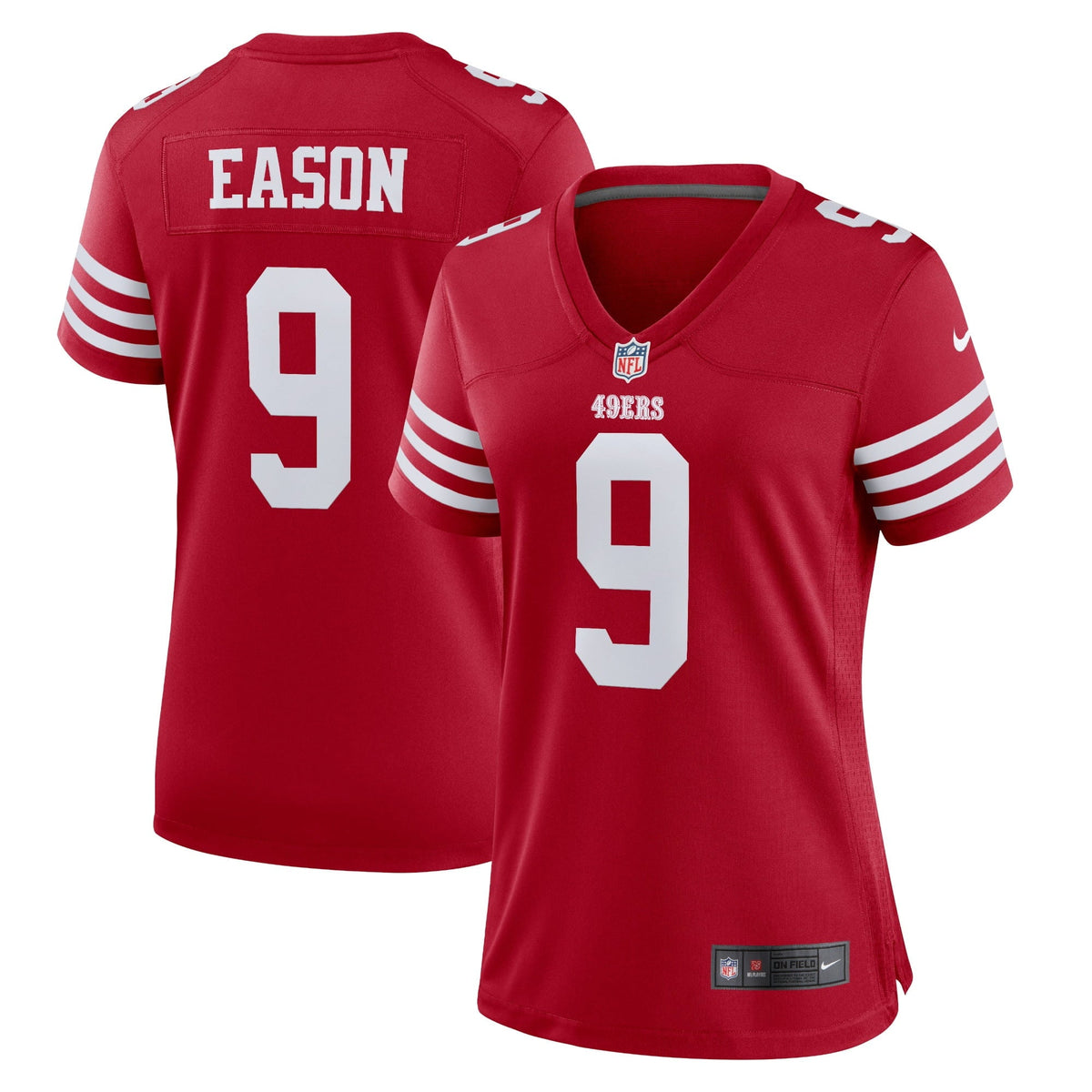 Women s Nike Jacob Eason Scarlet San Francisco 49ers Home Game Player Jersey