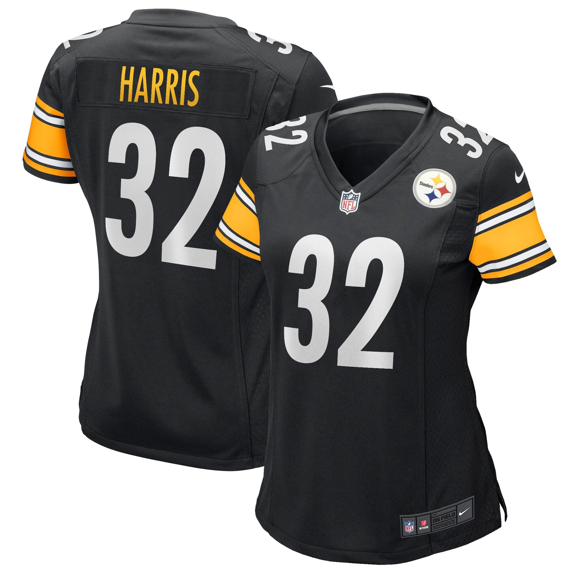 Franco Harris Pittsburgh Steelers Nike Women s Game Retired Player Jersey   Black