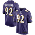 Justin Madubuike Baltimore Ravens Nike Game Player Jersey   Purple