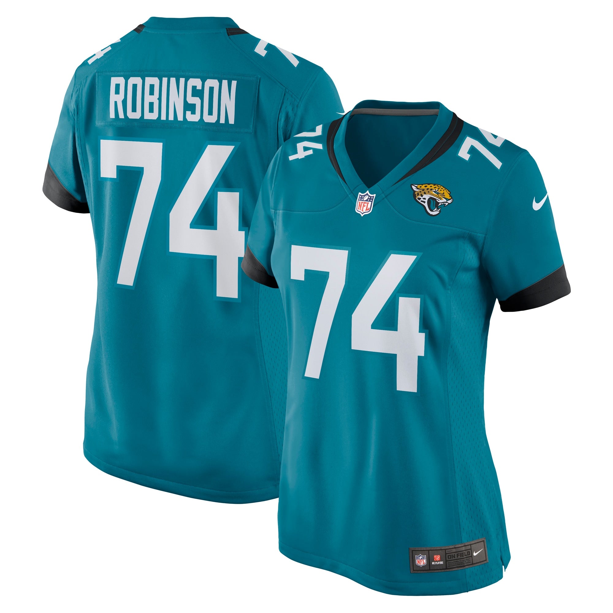 Cam Robinson Jacksonville Jaguars Nike Women s Game Jersey   Teal
