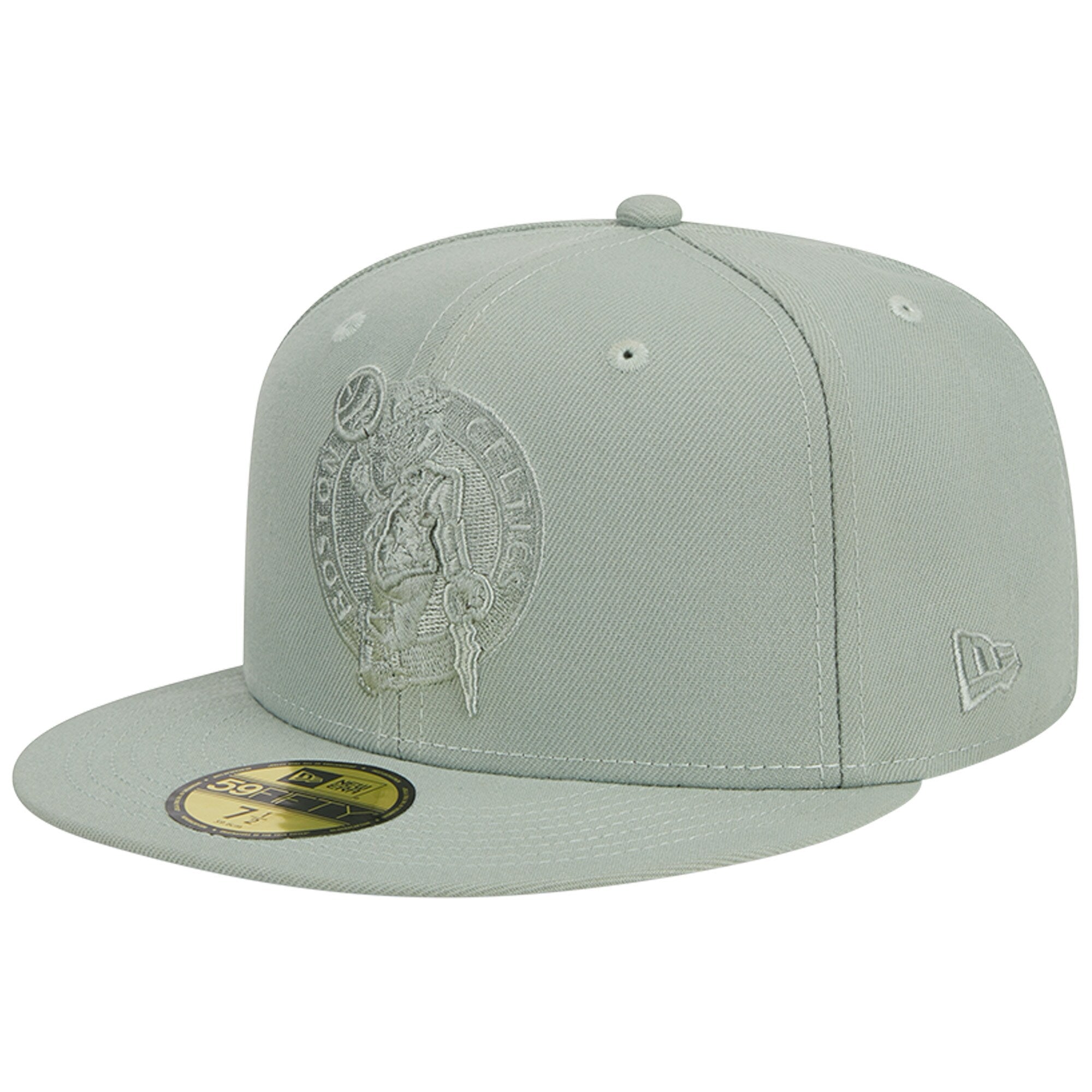 Boston Celtics New Era Sage Color Pack 59FIFTY Fitted Hat - Light Green