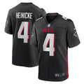 Men s Nike Taylor Heinicke Black Atlanta Falcons Game Player Jersey
