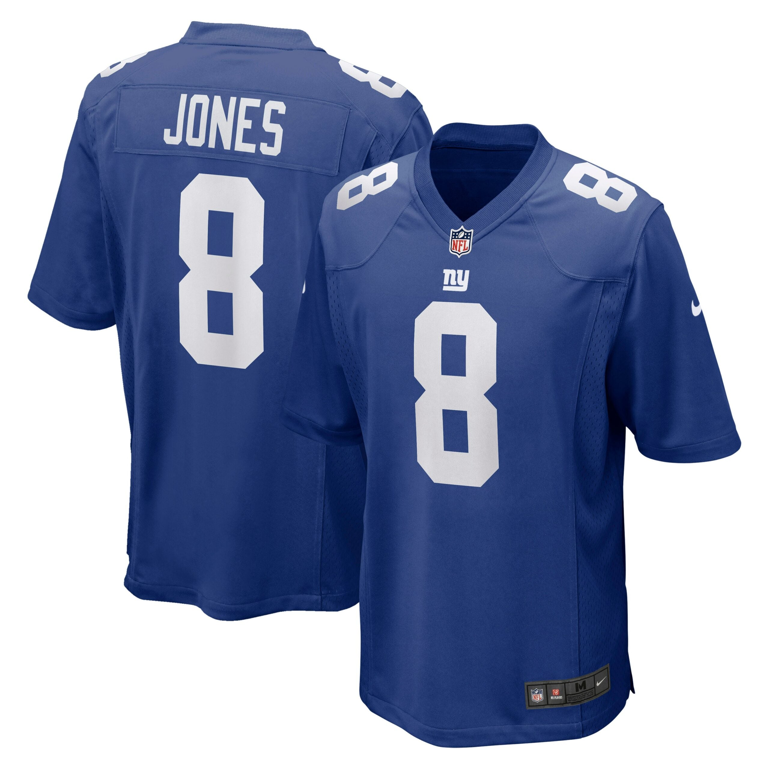 Daniel Jones New York Giants Nike Game Jersey Royal