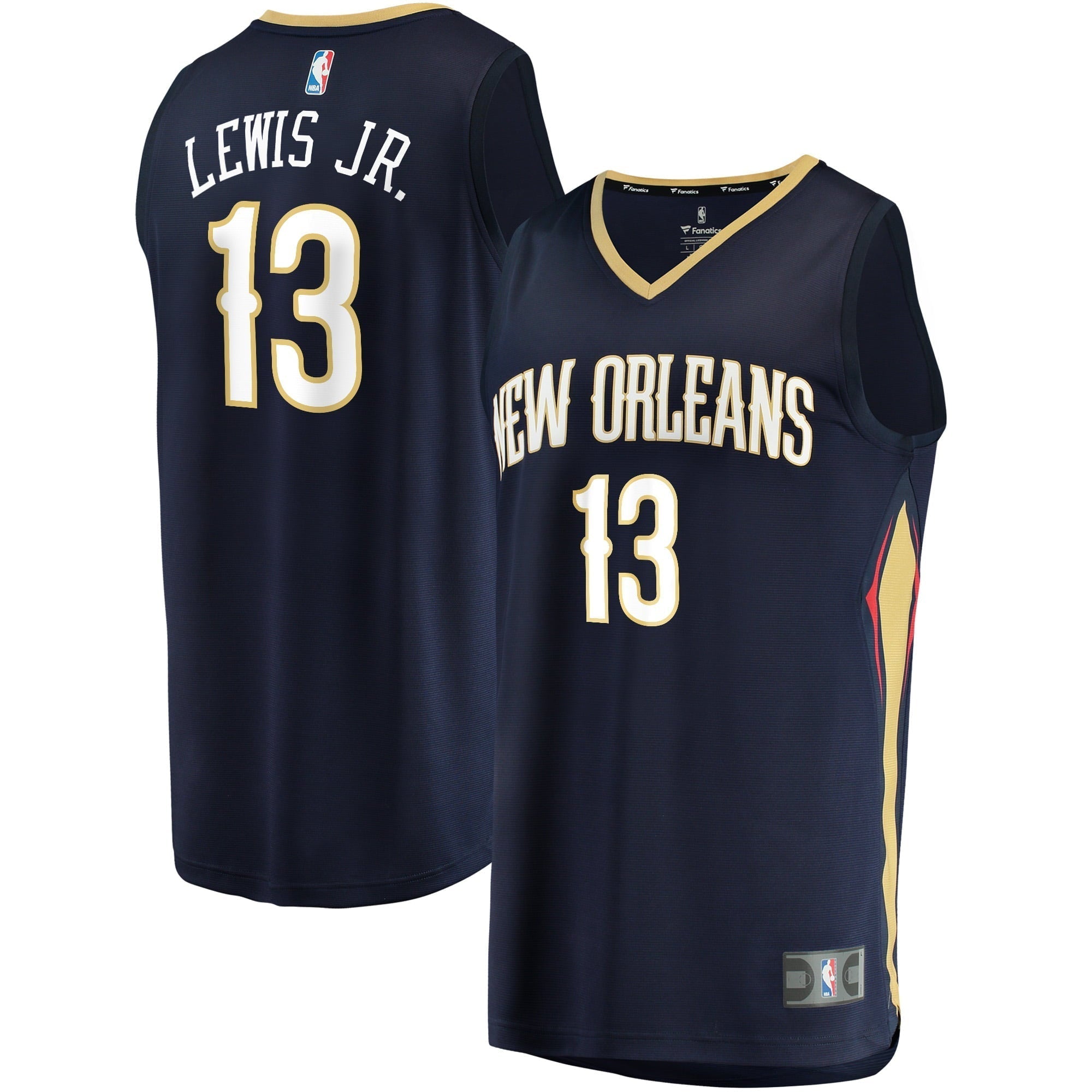 Youth Fanatics Branded Kira Lewis Jr. Navy New Orleans Pelicans 2020 NBA Draft First Round Pick Fast Break Replica
