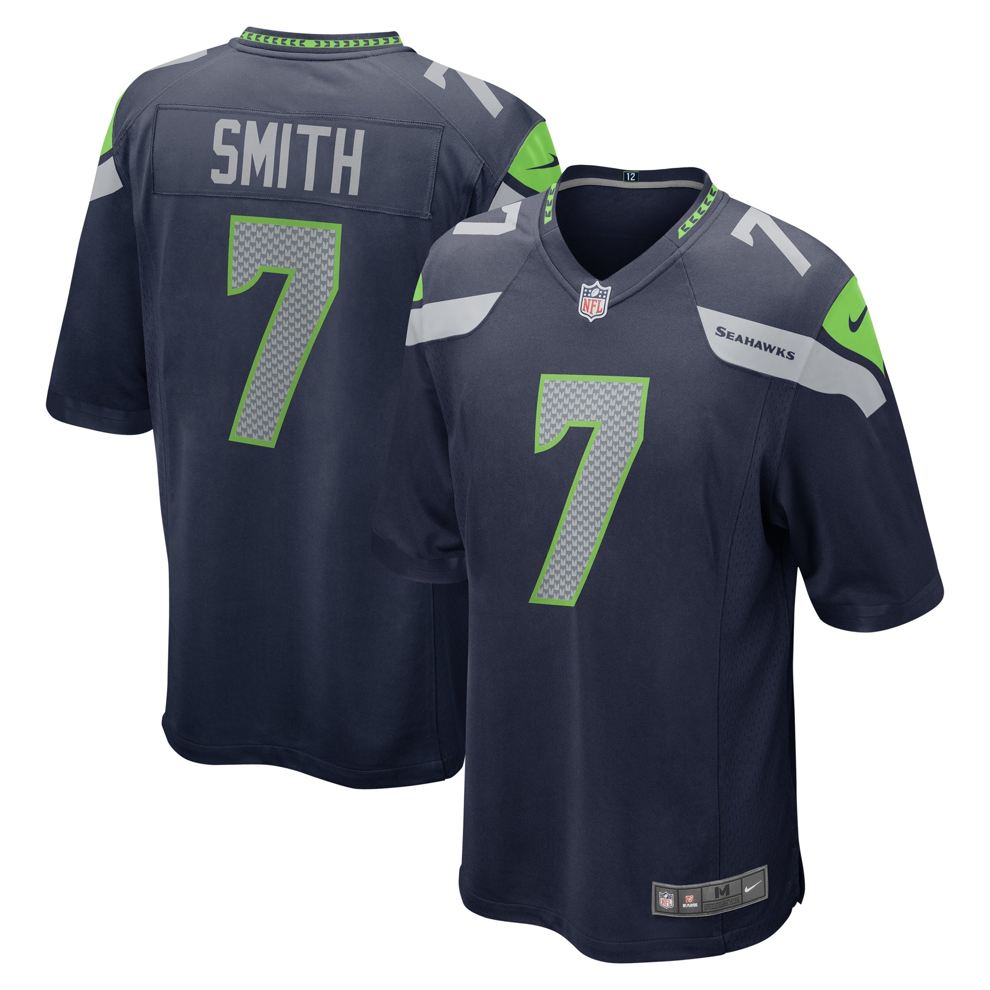 Geno Smith Seattle Seahawks Nike Game Jersey College Navy
