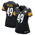 Women s Nike Chapelle Russell Athletic Black Pittsburgh Steelers Game Player Jersey