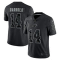 Sam Darnold Carolina Panthers Nike RFLCTV Limited Jersey   Black