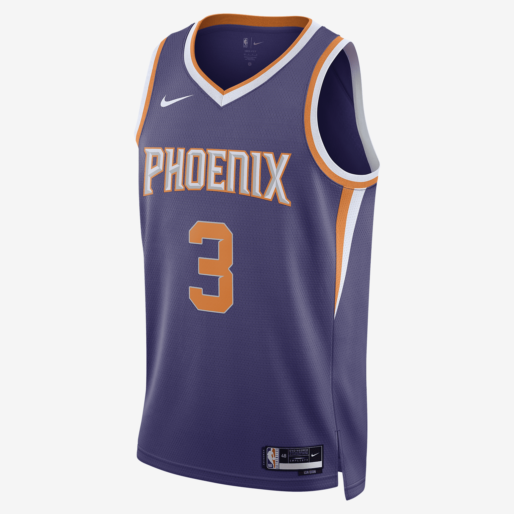 Phoenix Suns Icon Edition 2022/23 Nike Dri-FIT NBA Swingman Jersey - New Orchid