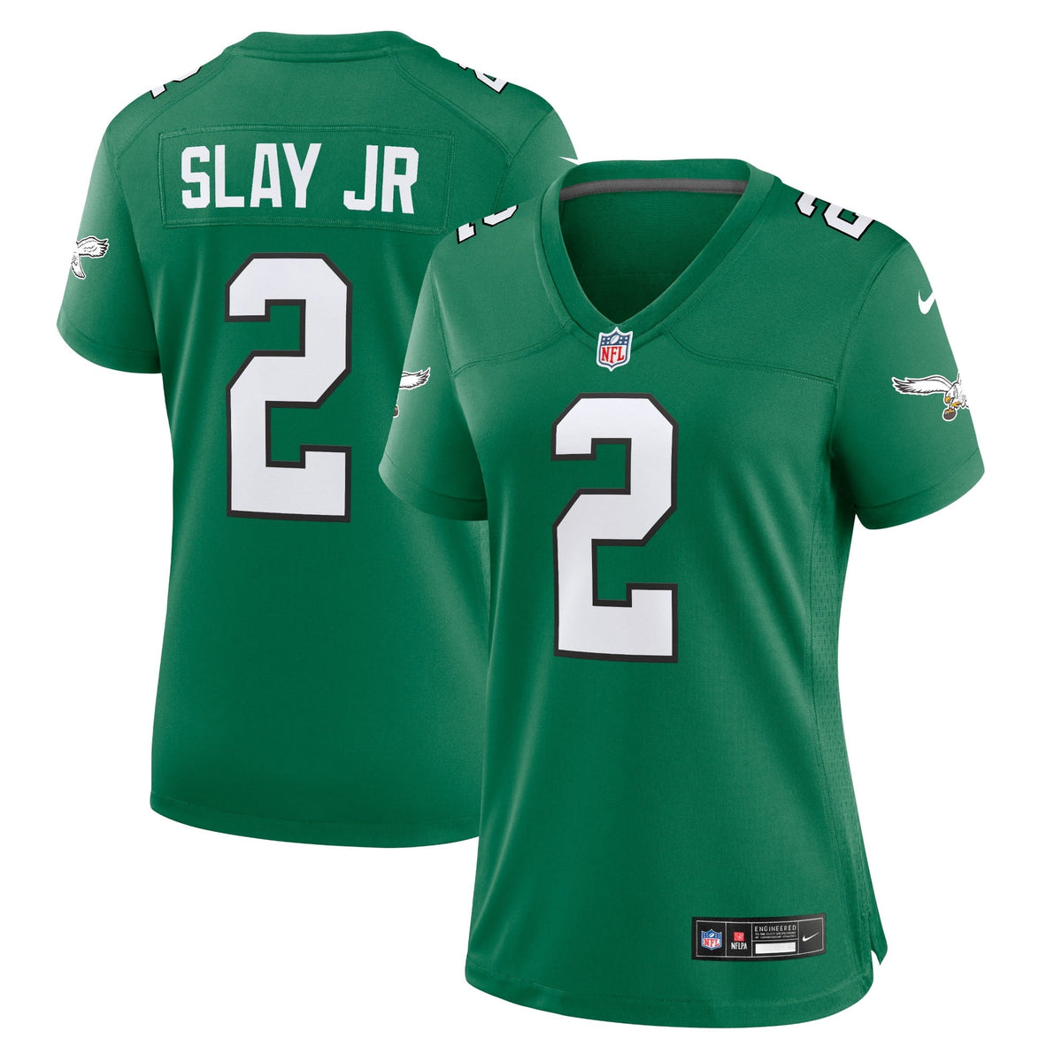 Women s Nike Darius Slay Kelly Green Philadelphia Eagles Alternate Player Game Jersey