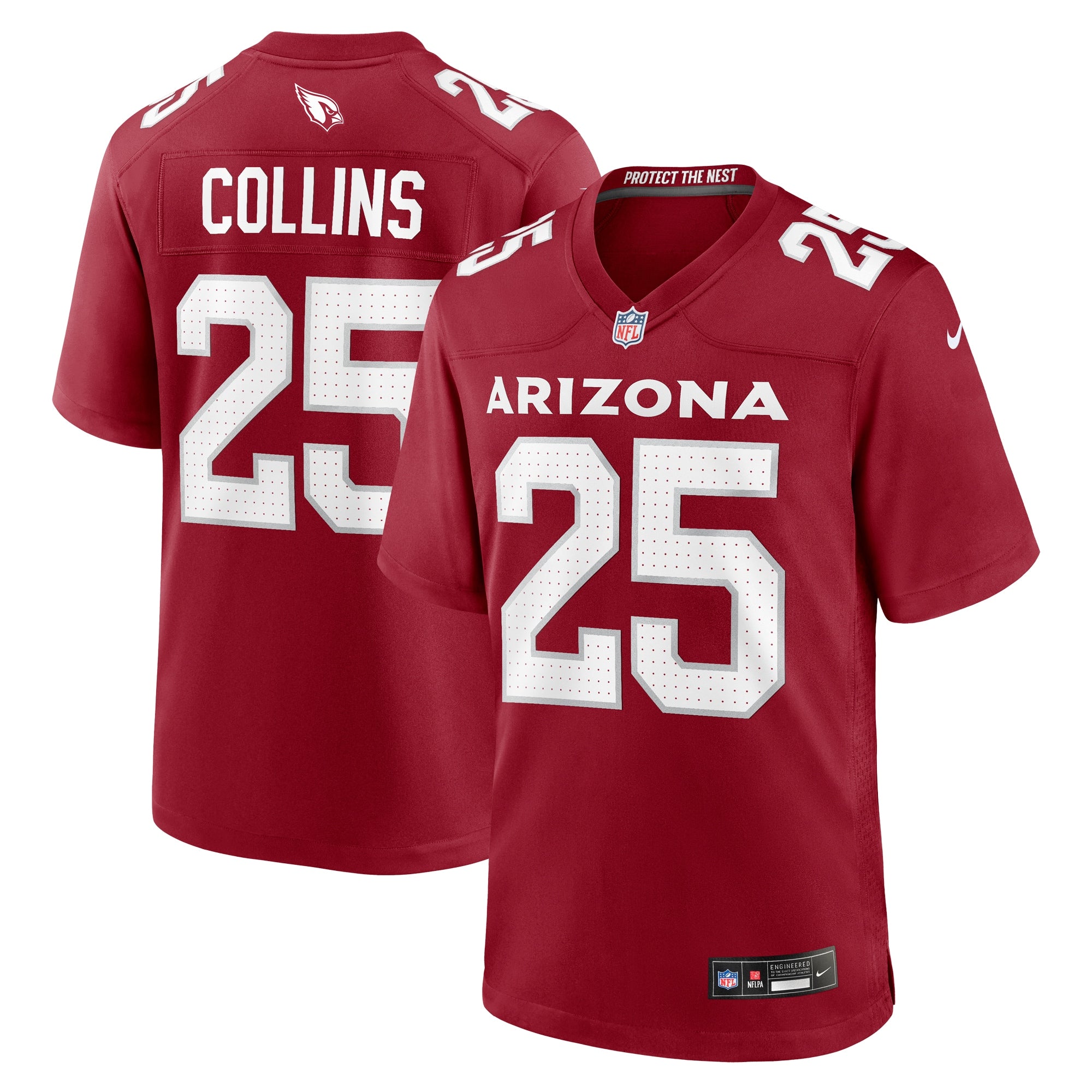 Zaven Collins Arizona Cardinals Nike Home Game Jersey   Cardinal
