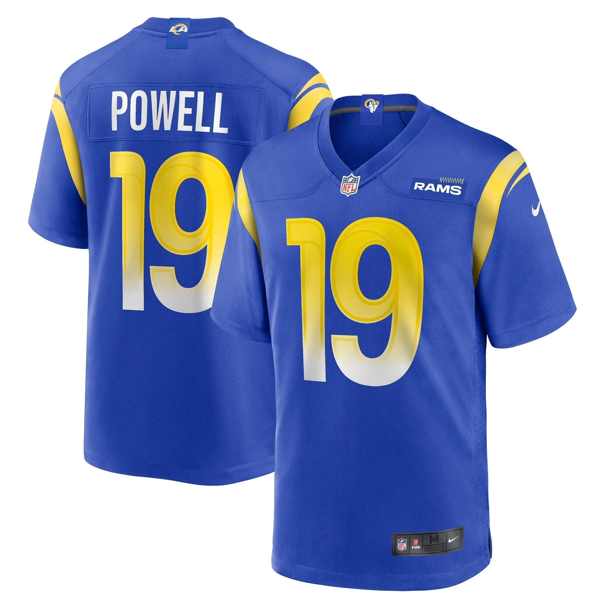 Men s Nike Brandon Powell Royal Los Angeles Rams Game Jersey