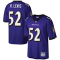 Ray Lewis Baltimore Ravens Mitchell   Ness Big   Tall 2000 Retired Player Replica Jersey   Purple