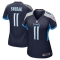 Caleb Shudak Tennessee Titans Nike Women s Game Player Jersey   Navy