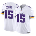 Men s Minnesota Vikings  Josh Dobbs White 2023 Vapor Untouchable Limited Stitched Jerseys
