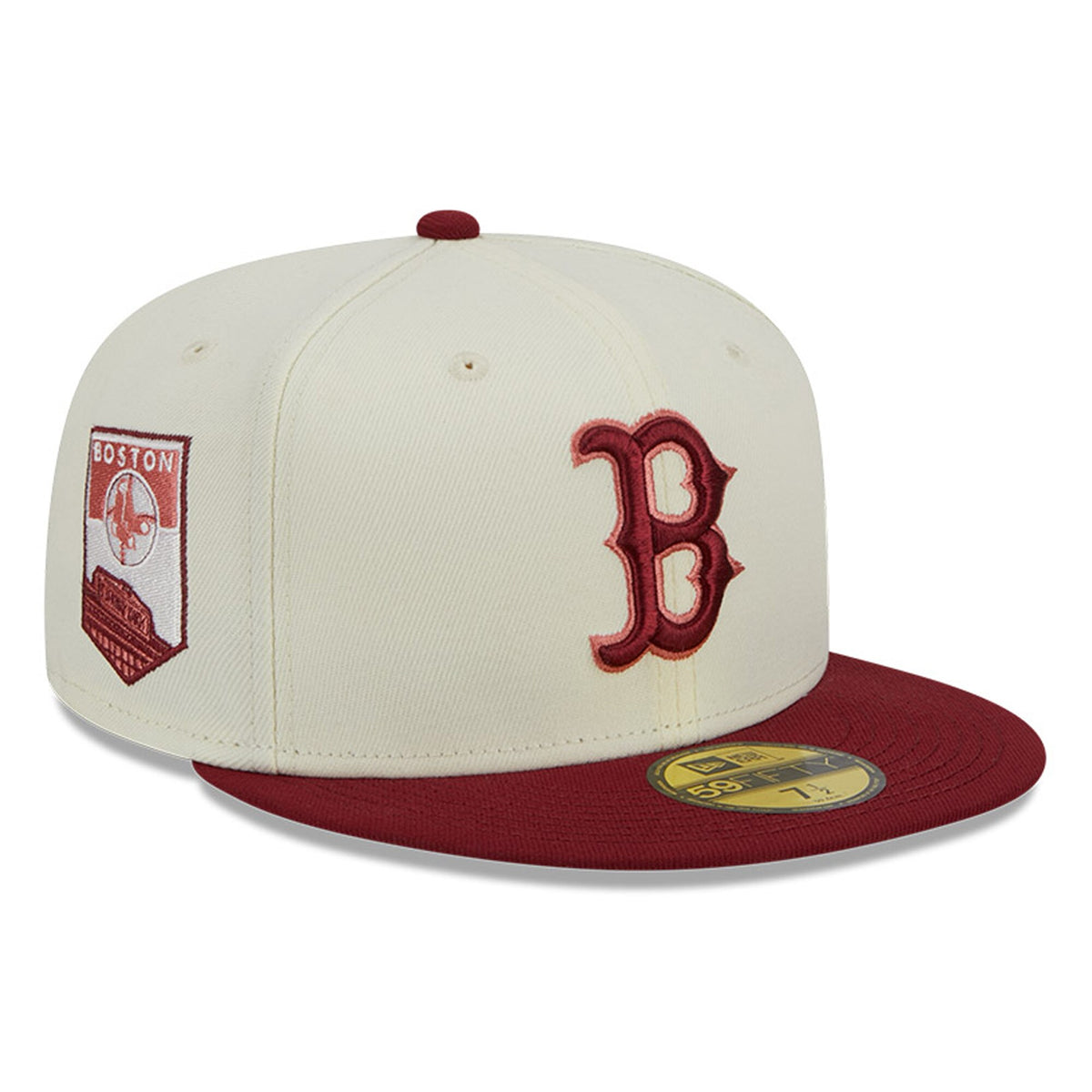 Boston Red Sox New Era City Icon 59FIFTY Fitted Hat - White