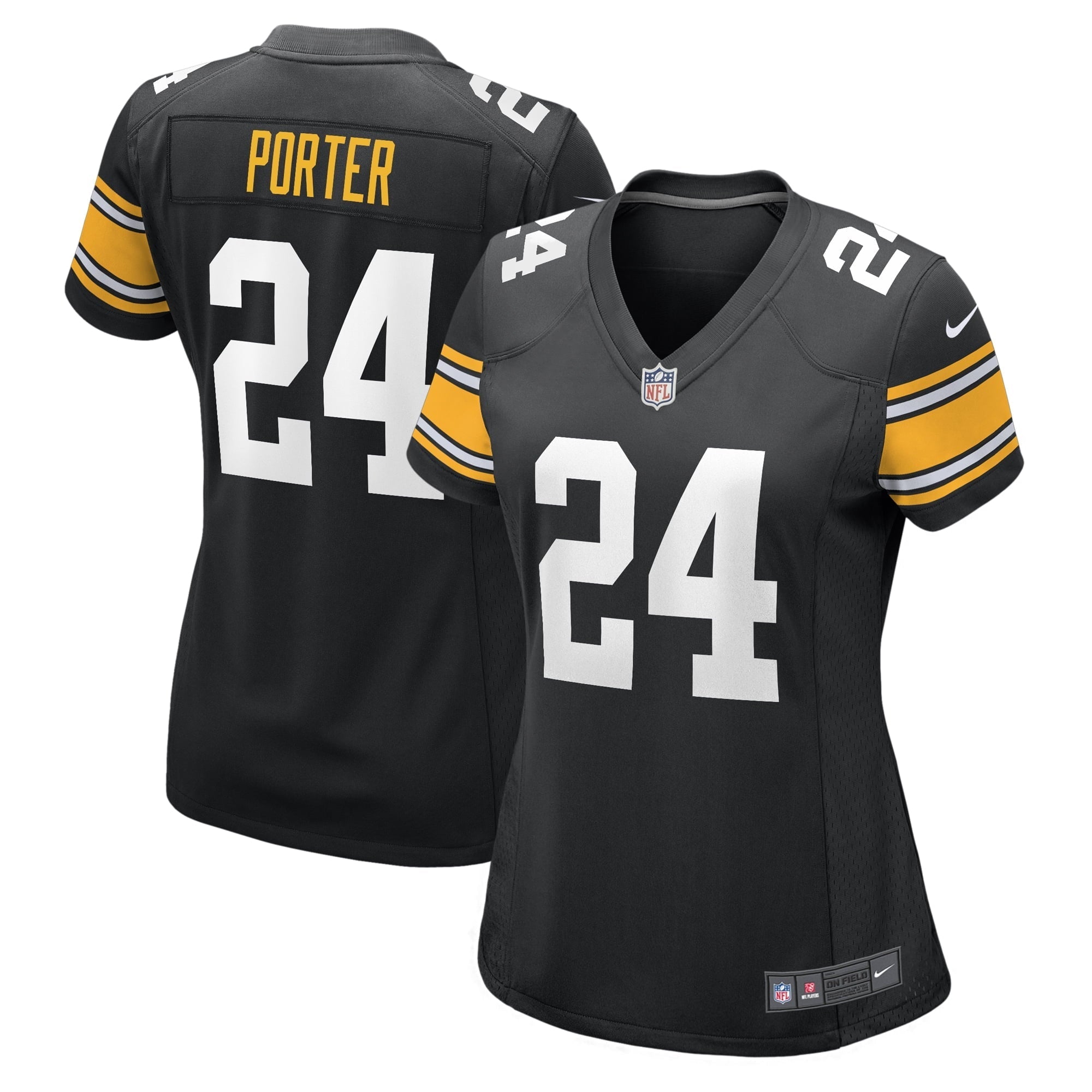 Women s Nike Joey Porter Jr. Black Pittsburgh Steelers Alternate Game Jersey