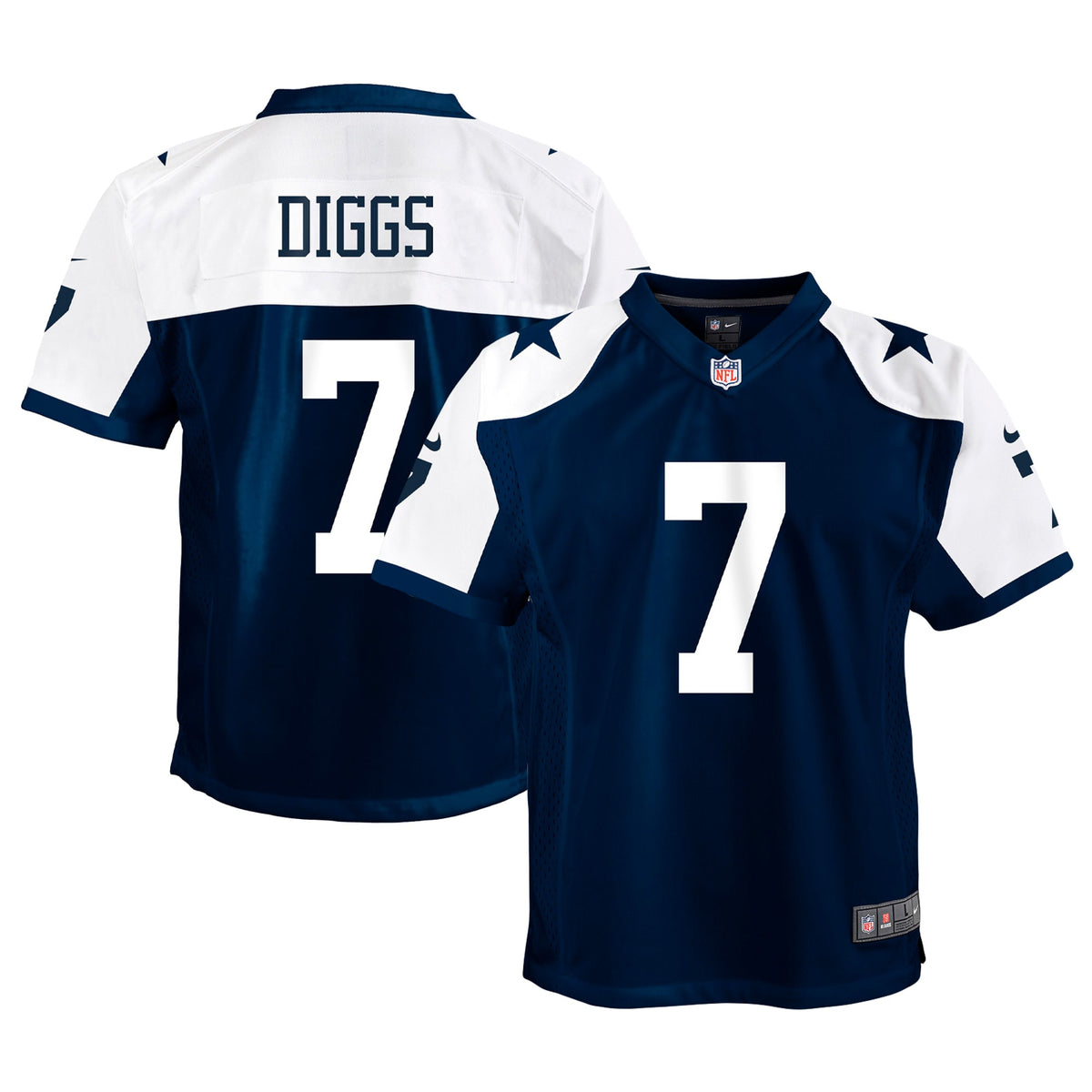 Trevon Diggs Dallas Cowboys Nike Youth Alternate Game Jersey   Navy