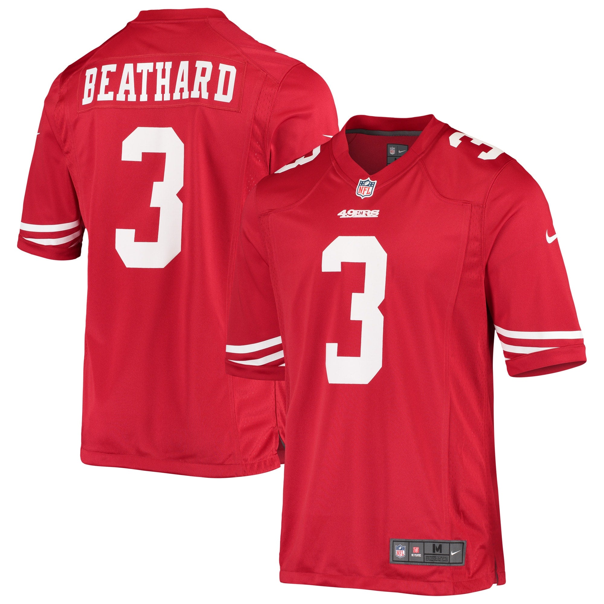 C.J. Beathard San Francisco 49ers Nike Game Player Jersey   Scarlet