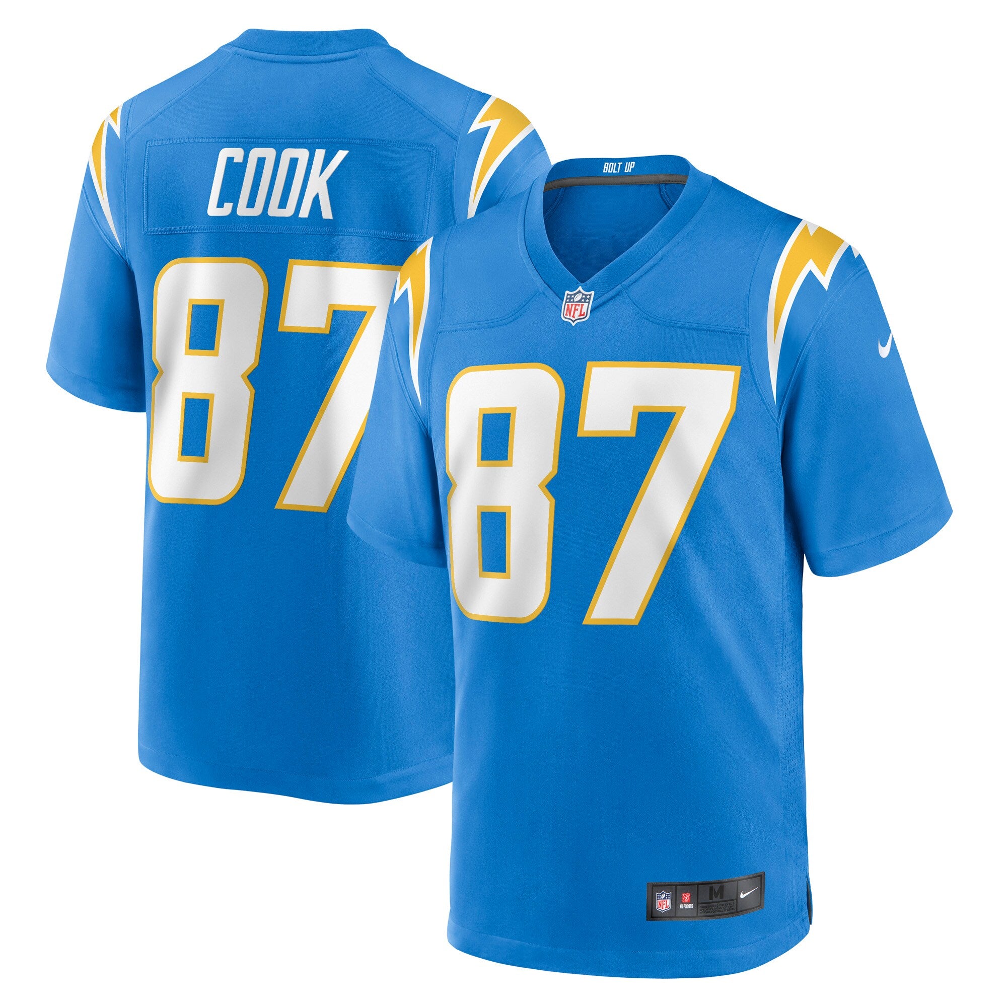 Jared Cook Los Angeles Chargers Nike Game Player Jersey   Powder Blue