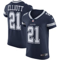 Men s Nike Ezekiel Elliott Navy Dallas Cowboys Vapor Elite Jersey