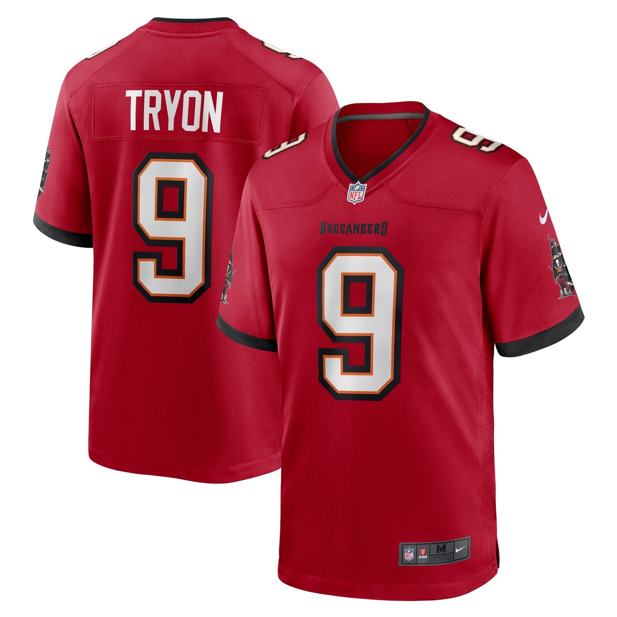 Men s Nike Joe Tryon Red Tampa Bay Buccaneers 2021 NFL Draft First Round Pick No. 32 Game Jersey