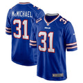 Men s Nike Kyler McMichael Royal Buffalo Bills Game Player Jersey