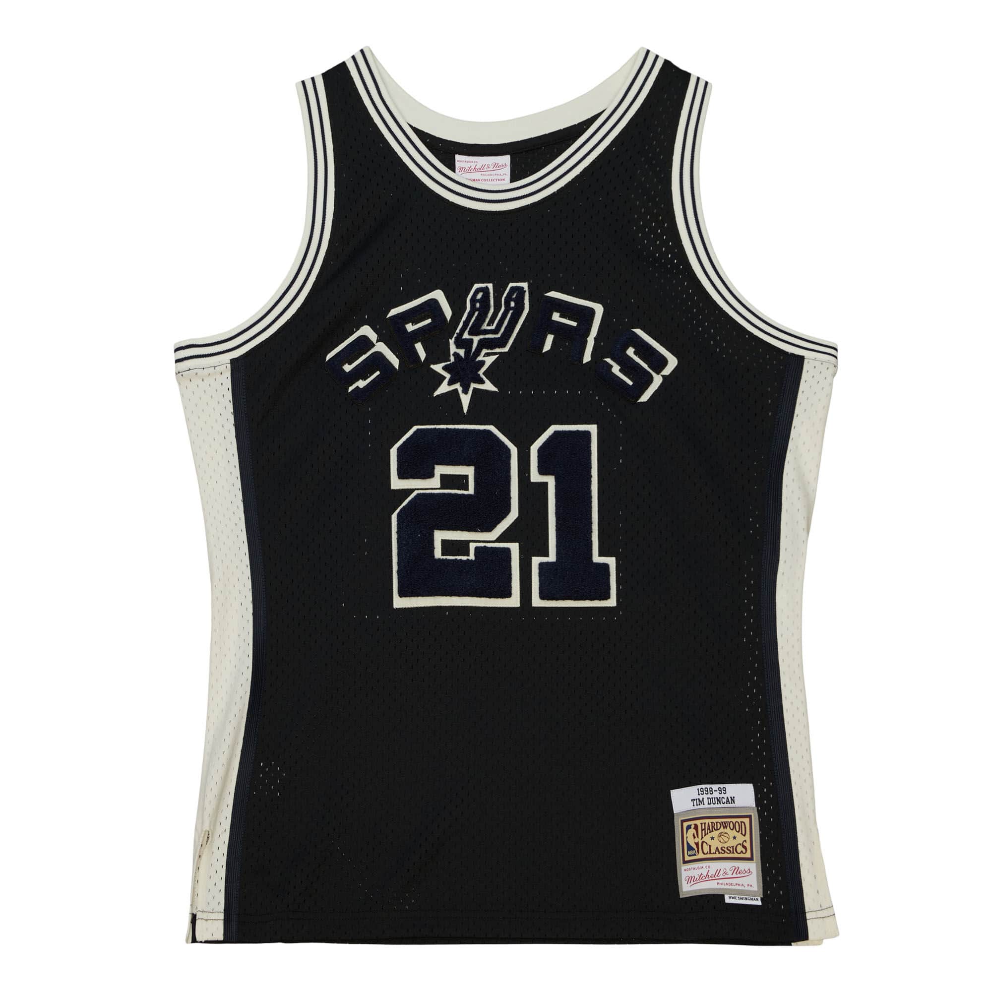 Off Court Chenille Swingman Tim Duncan San Antonio Spurs 1998-99 Jersey