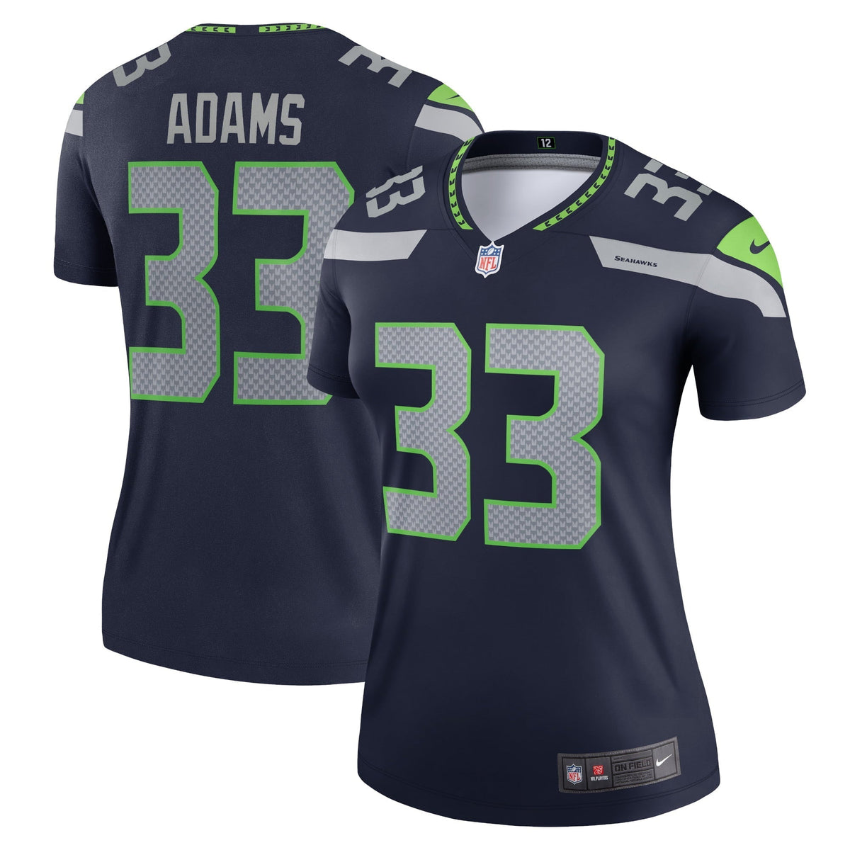 Women s Nike Jamal Adams College Navy Seattle Seahawks Legend Jersey