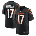 Men s Nike Stanley Morgan Black Cincinnati Bengals Player Game Jersey
