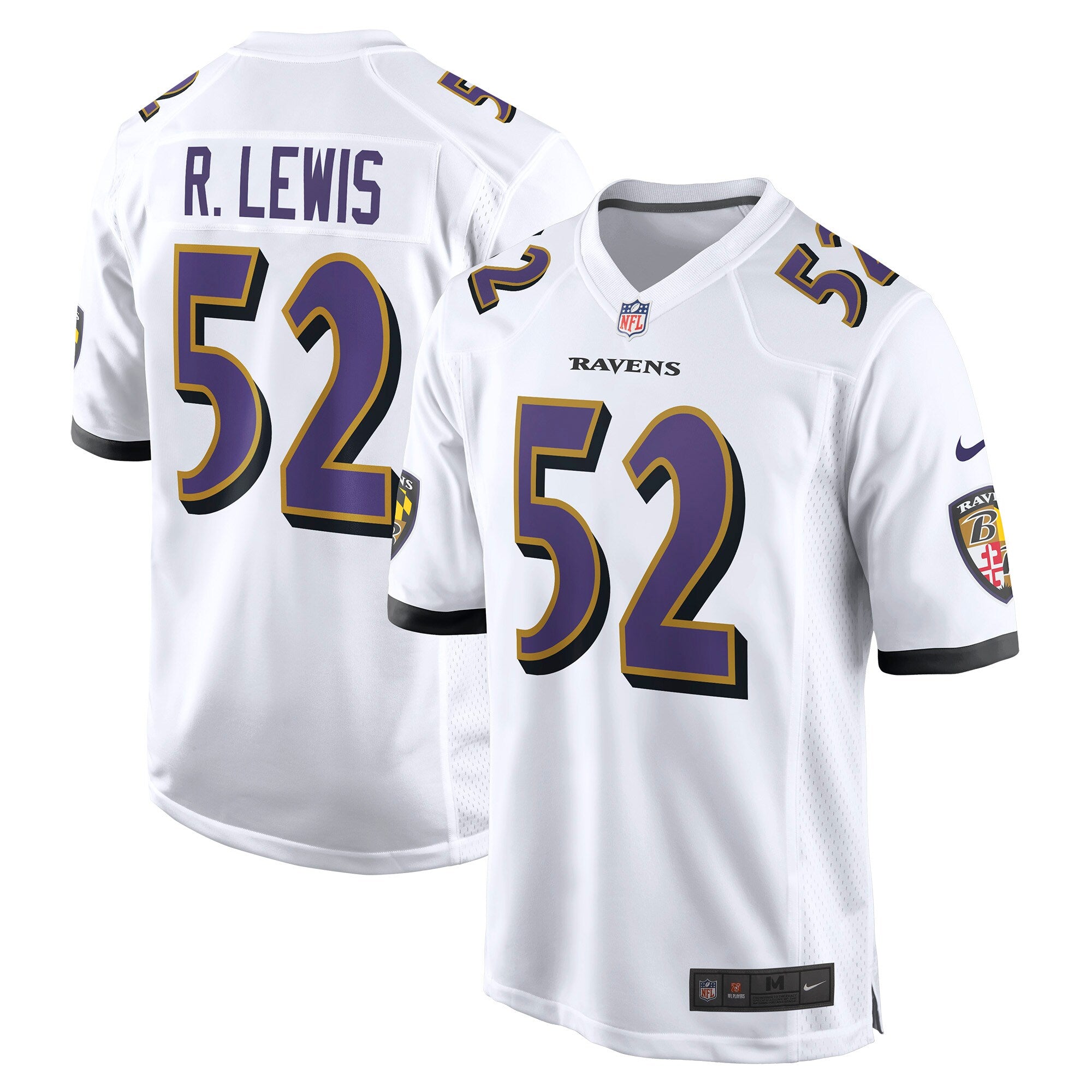 Ray Lewis Baltimore Ravens Nike Retired Player Game Jersey   White