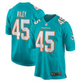 Duke Riley Miami Dolphins Nike Game Jersey   Aqua