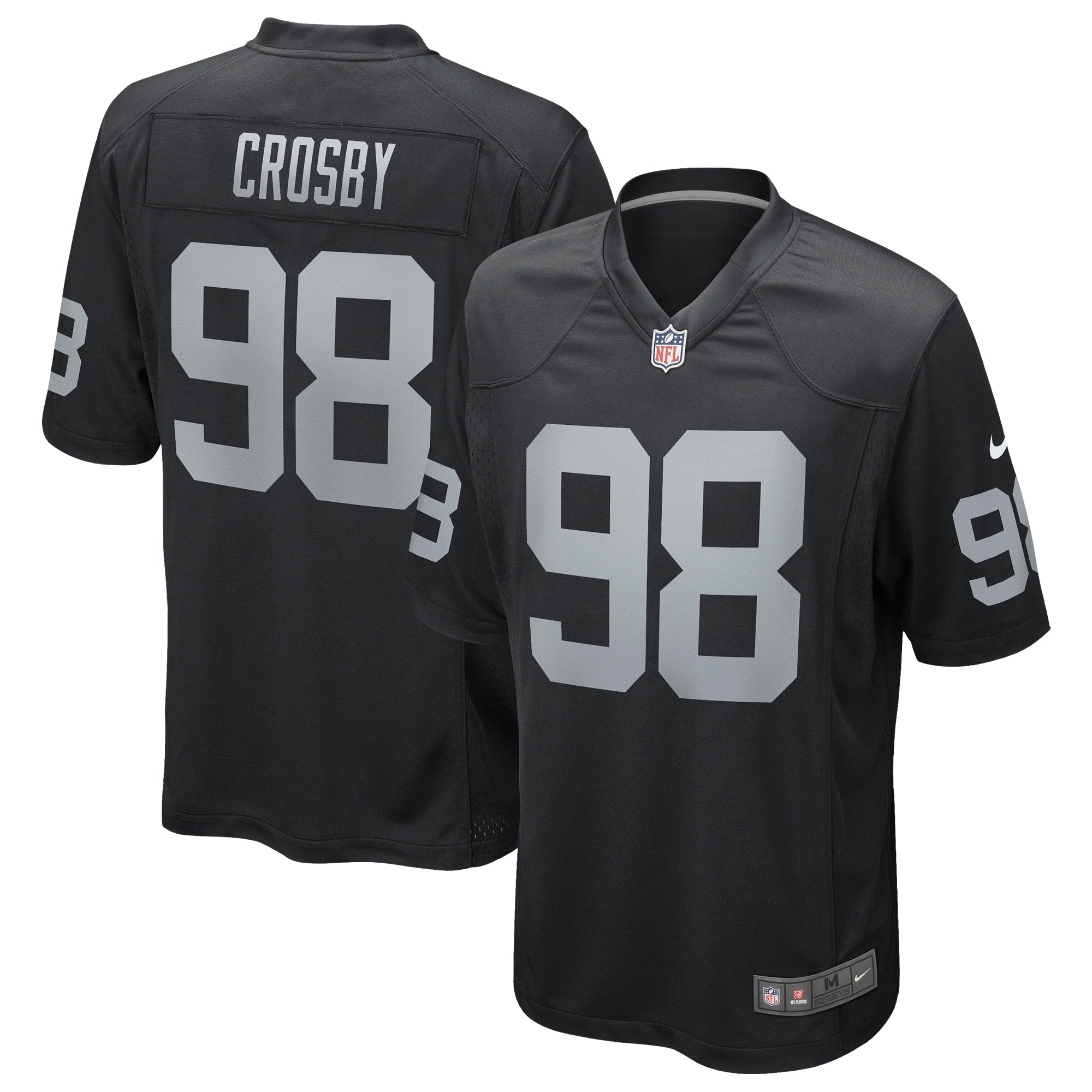 Maxx Crosby Las Vegas Raiders Nike Game Jersey   Black