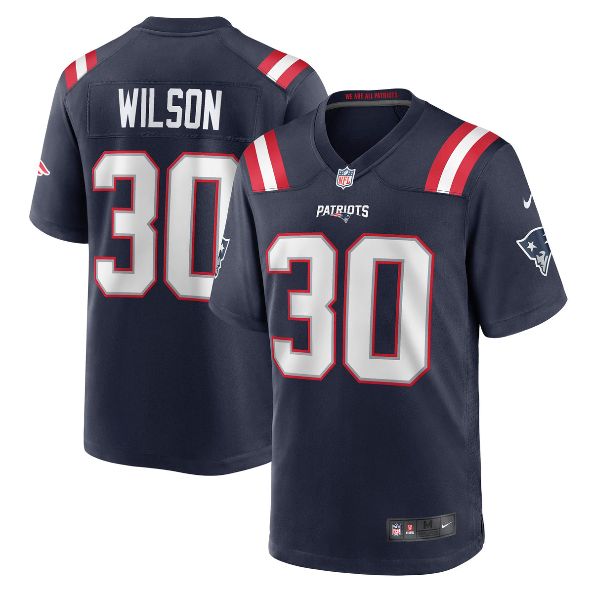 Mack Wilson New England Patriots Nike Game Jersey   Navy