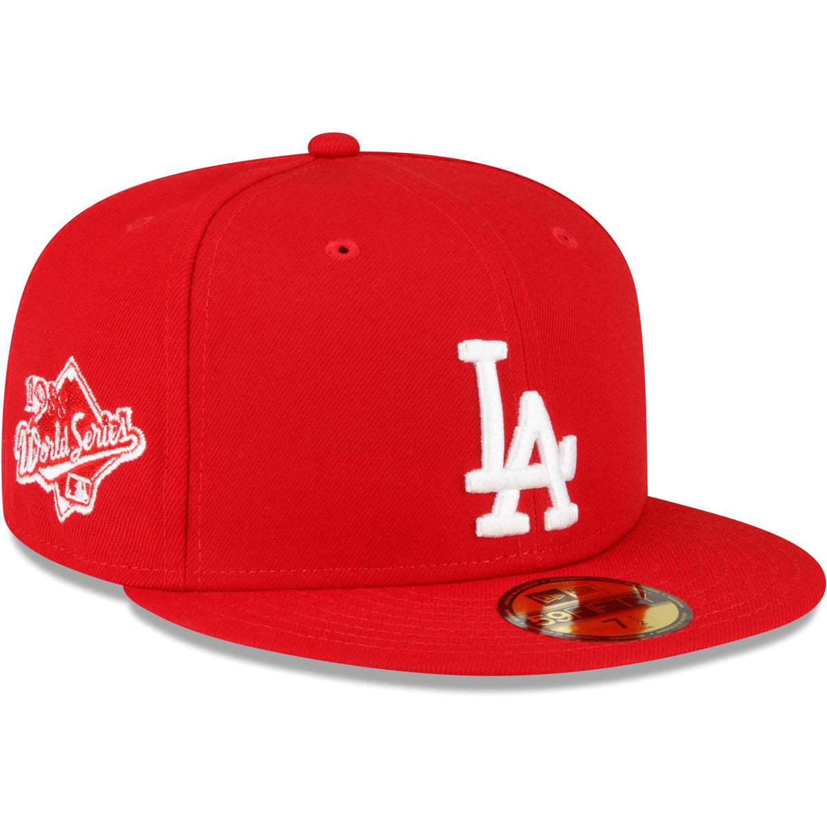 Los Angeles Dodgers New Era Sidepatch 59FIFTY Fitted Hat - Red