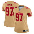 Women s San Francisco 49ers Nick Bosa Team Inverted Legend Jersey Gold