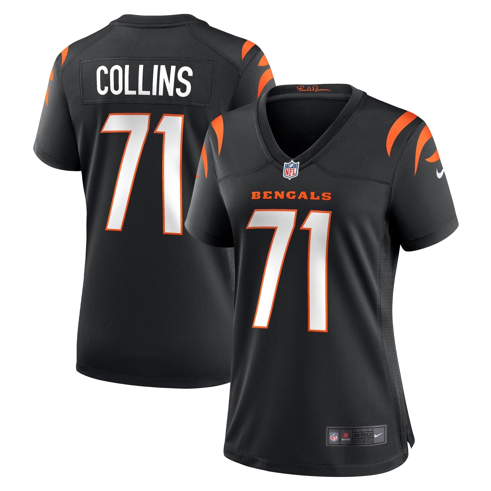Women s Nike La el Collins Black Cincinnati Bengals Game Jersey