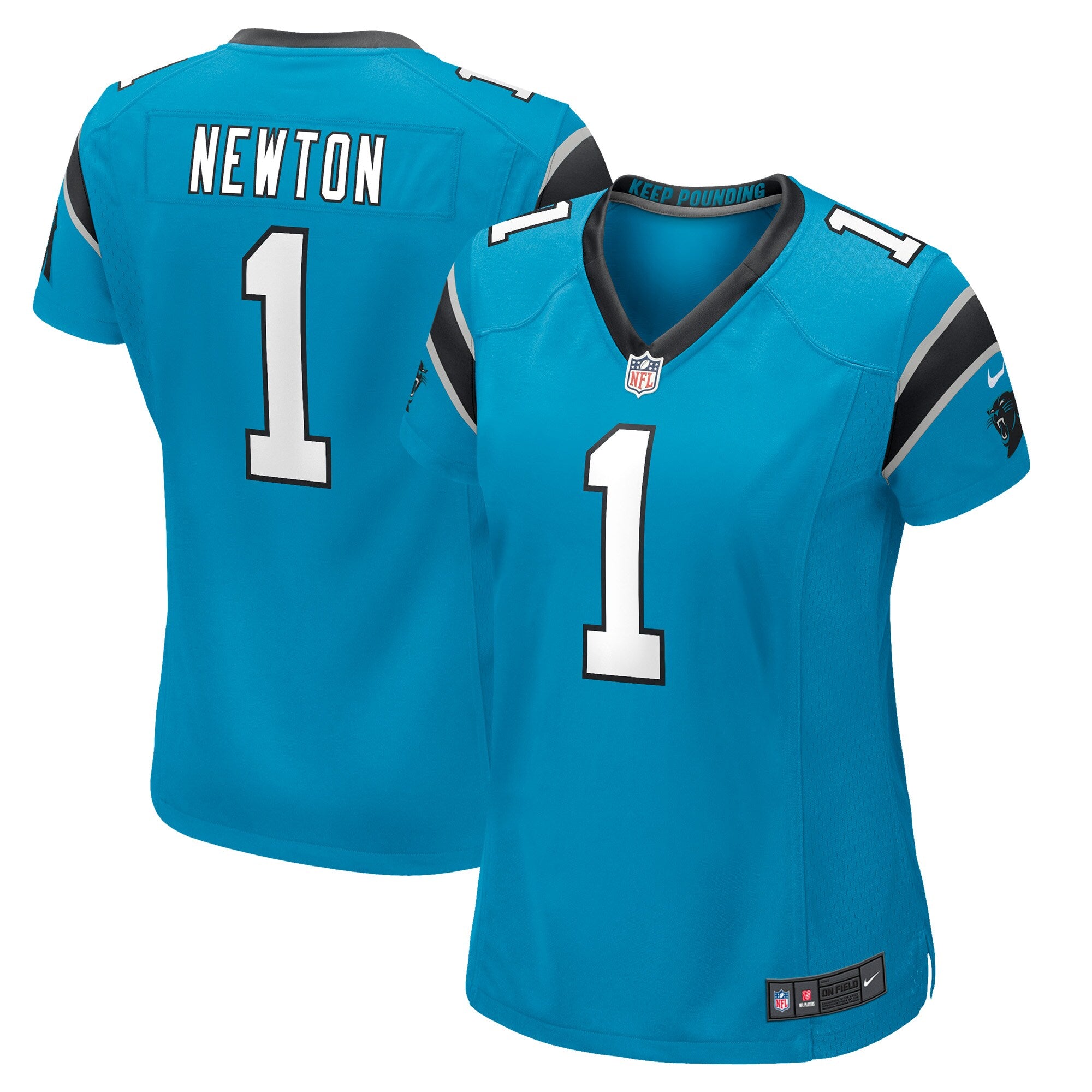 Cam Newton Carolina Panthers Nike Women s Alternate Game Jersey   Blue