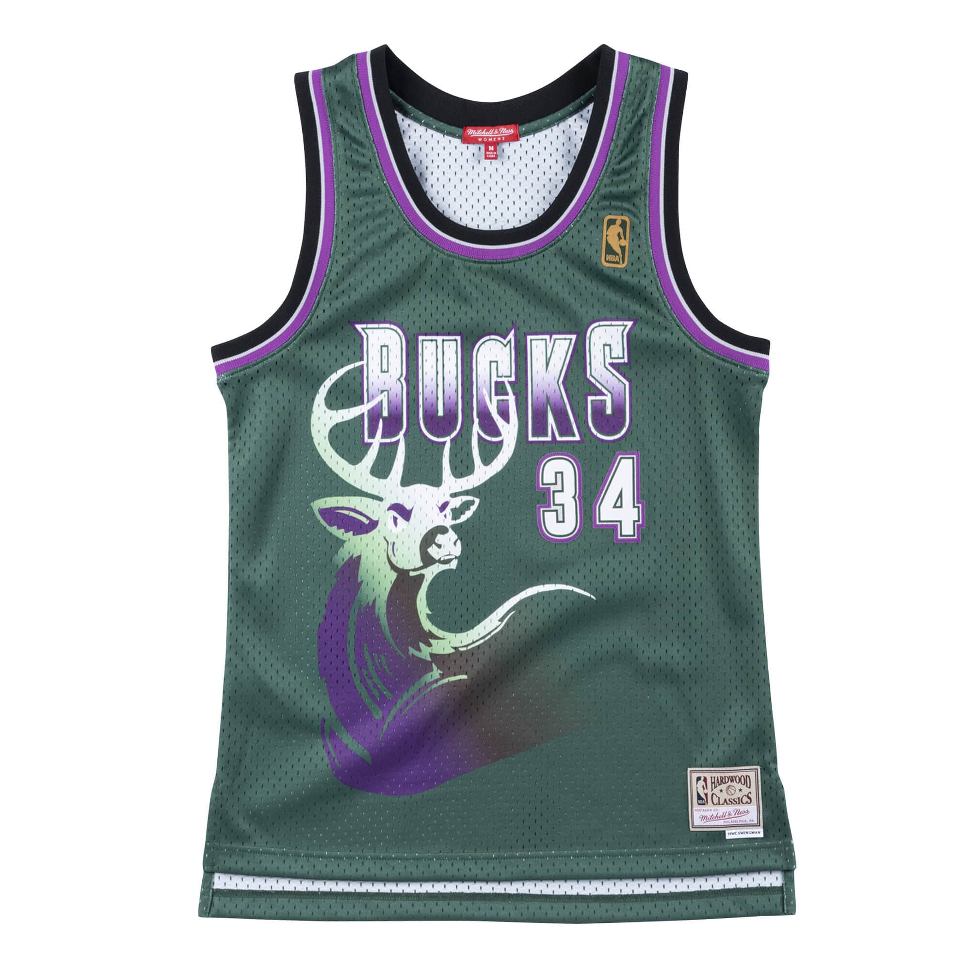 Women's Swingman Jersey Milwaukee Bucks 1996-97 Ray Allen