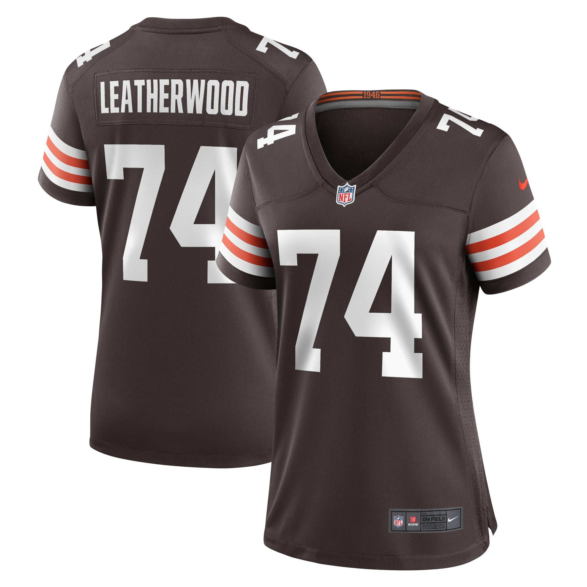 Alex Leatherwood Cleveland Browns Nike Women s Team Game Jersey    Brown