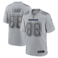Men s Nike CeeDee Lamb Gray Dallas Cowboys Atmosphere Fashion Game Jersey