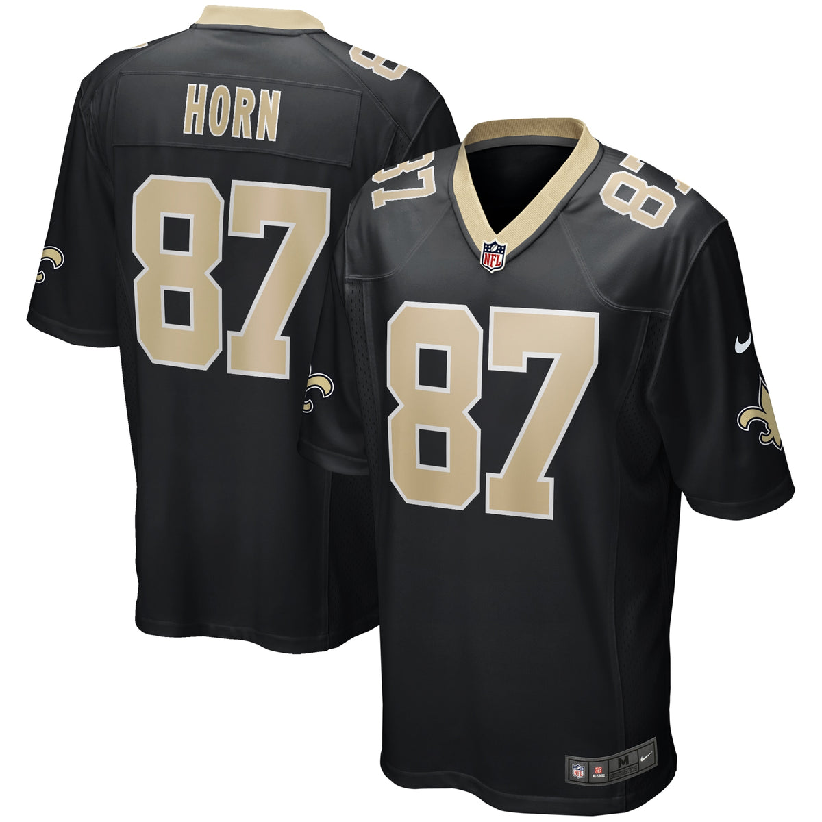 Joe Horn New Orleans Saints Nike Game Retired Player Jersey   Black