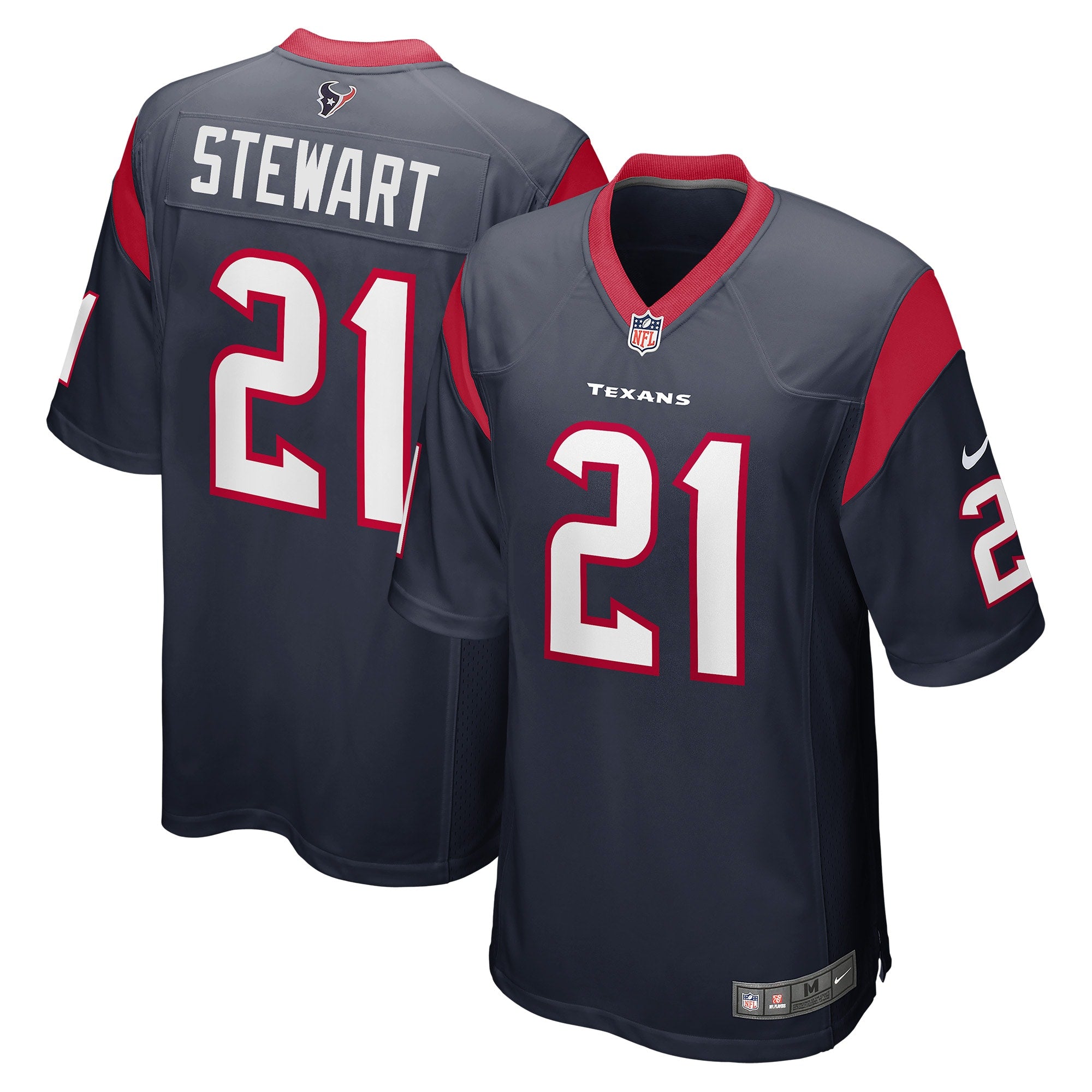 M.J. Stewart Houston Texans Nike Game Jersey   Navy