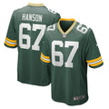 Men s Nike Jake Hanson Green Green Bay Packers Game Jersey