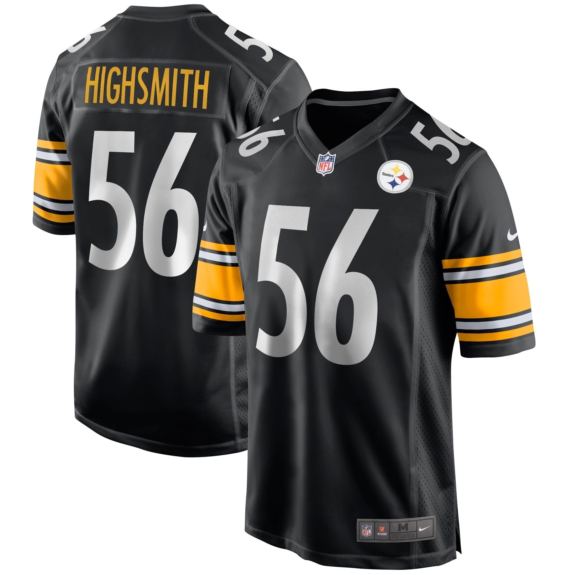 Men s Nike Alex Highsmith Black Pittsburgh Steelers Game Jersey