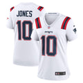Mac Jones New England Patriots Nike Women s Player Jersey   White