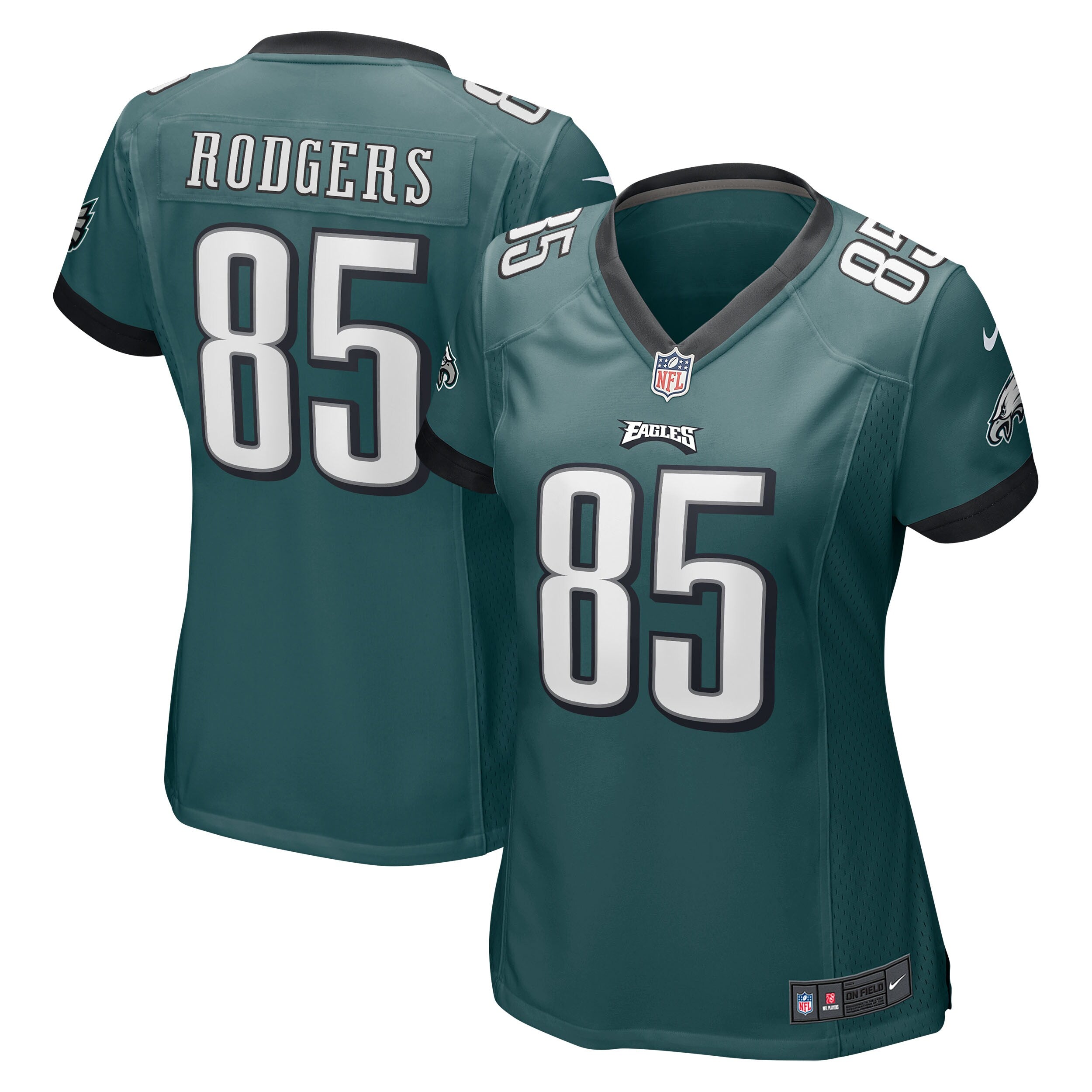 Richard Rodgers Philadelphia Eagles Nike Women s Team Game Jersey   Midnight Green