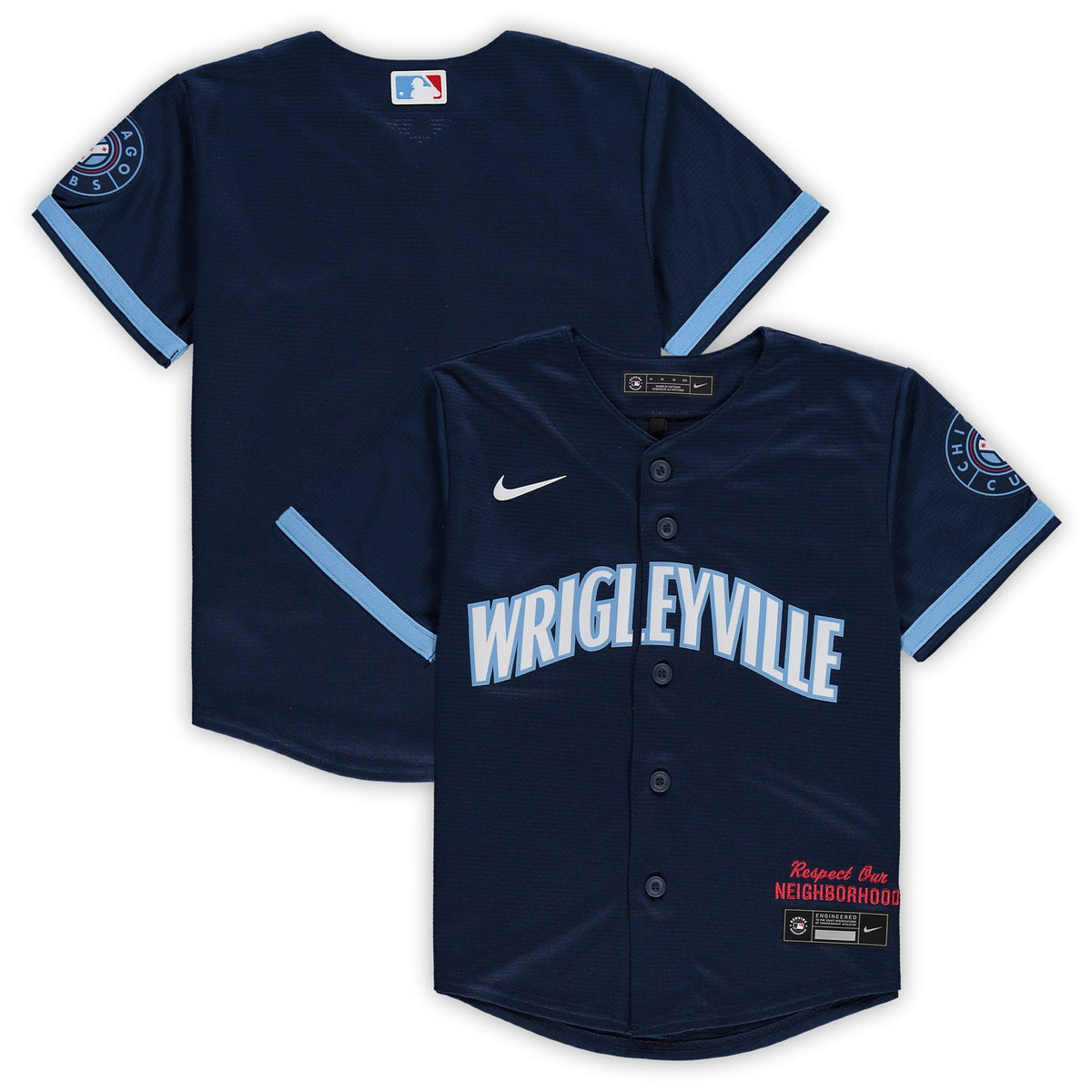 Preschool Nike Navy Chicago Cubs MLB City Connect Replica Team Jersey