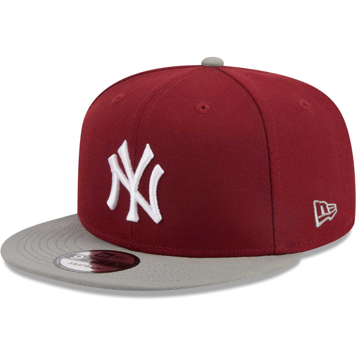 New York Yankees New Era Two-Tone Color Pack 9FIFTY Snapback Hat - Cardinal